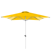100 % Polyester, Lichtechtheit 6, UV-Schutz 80, Gestell Aluminium pulverbeschichtet.