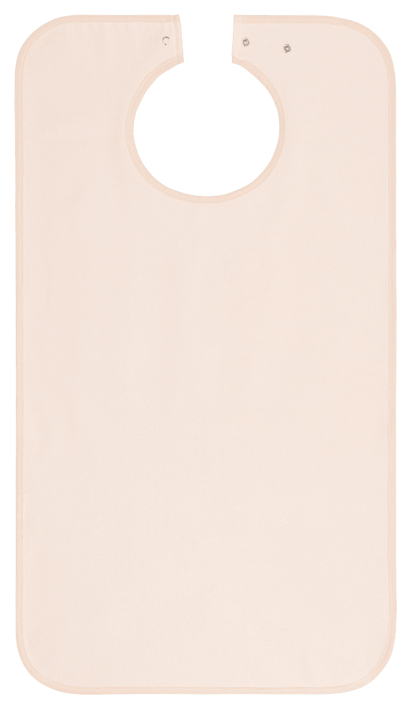 Kleiderschutz Conny in Frotteeoptik verschließbar mit Druckknöpfen, PU-beschichtet, wasserdicht, atmungsaktiv und saugfähig. Waschbar bis 95°C. Bild 1