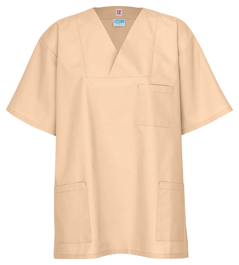 Kasack mit V-Ausschnitt, Seitenschlitzen & 3 Taschen. Indanthren-Färbung für hohe Farbintensität und Tragekomfort bei voller Bewegungsfreiheit. Bild 1