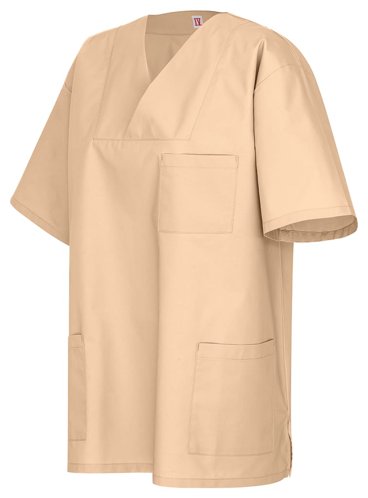 Kasack mit V-Ausschnitt, Seitenschlitzen & 3 Taschen. Indanthren-Färbung für hohe Farbintensität und Tragekomfort bei voller Bewegungsfreiheit. Bild 2