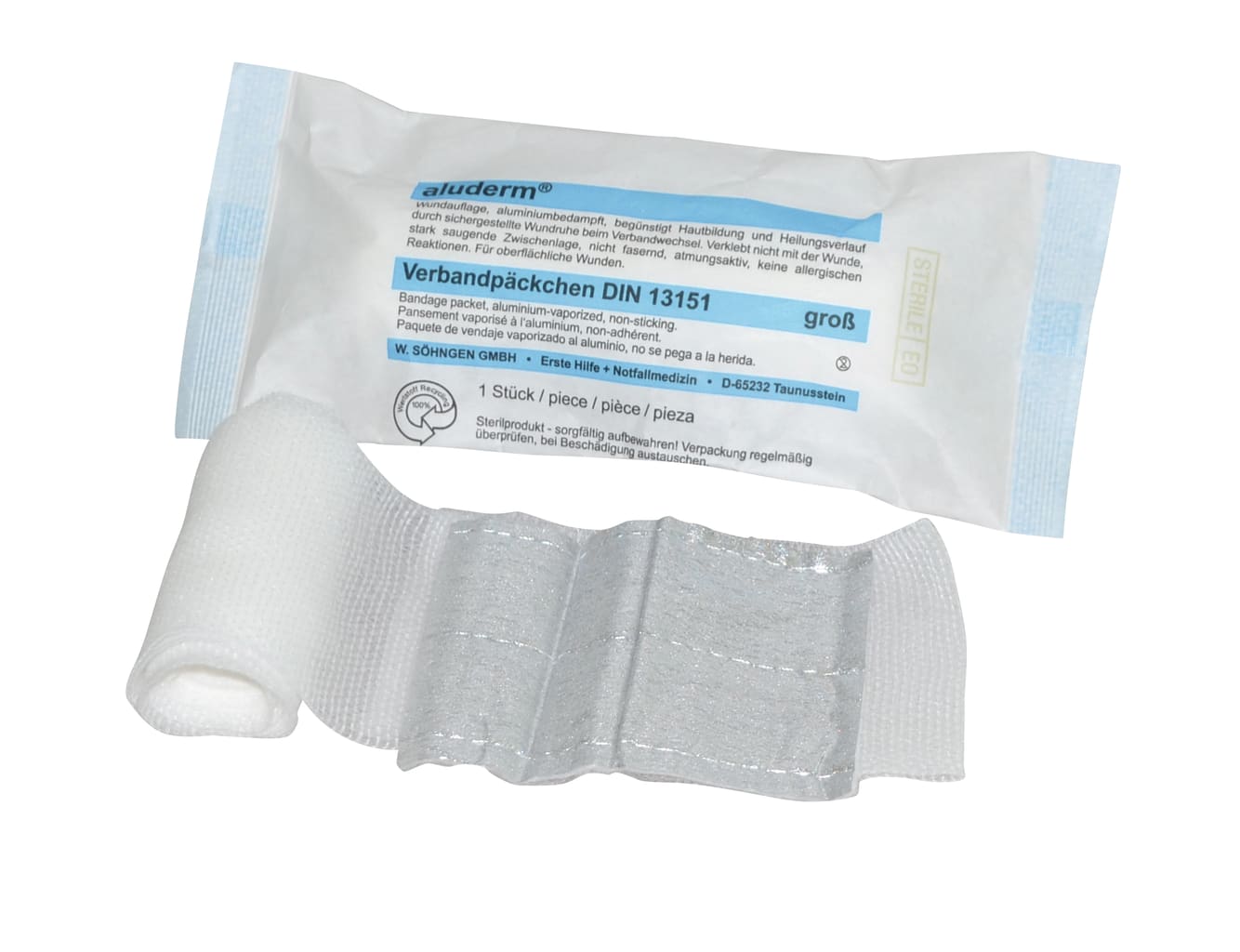 aluderm® Verbandpäckchen DIN Bild 1