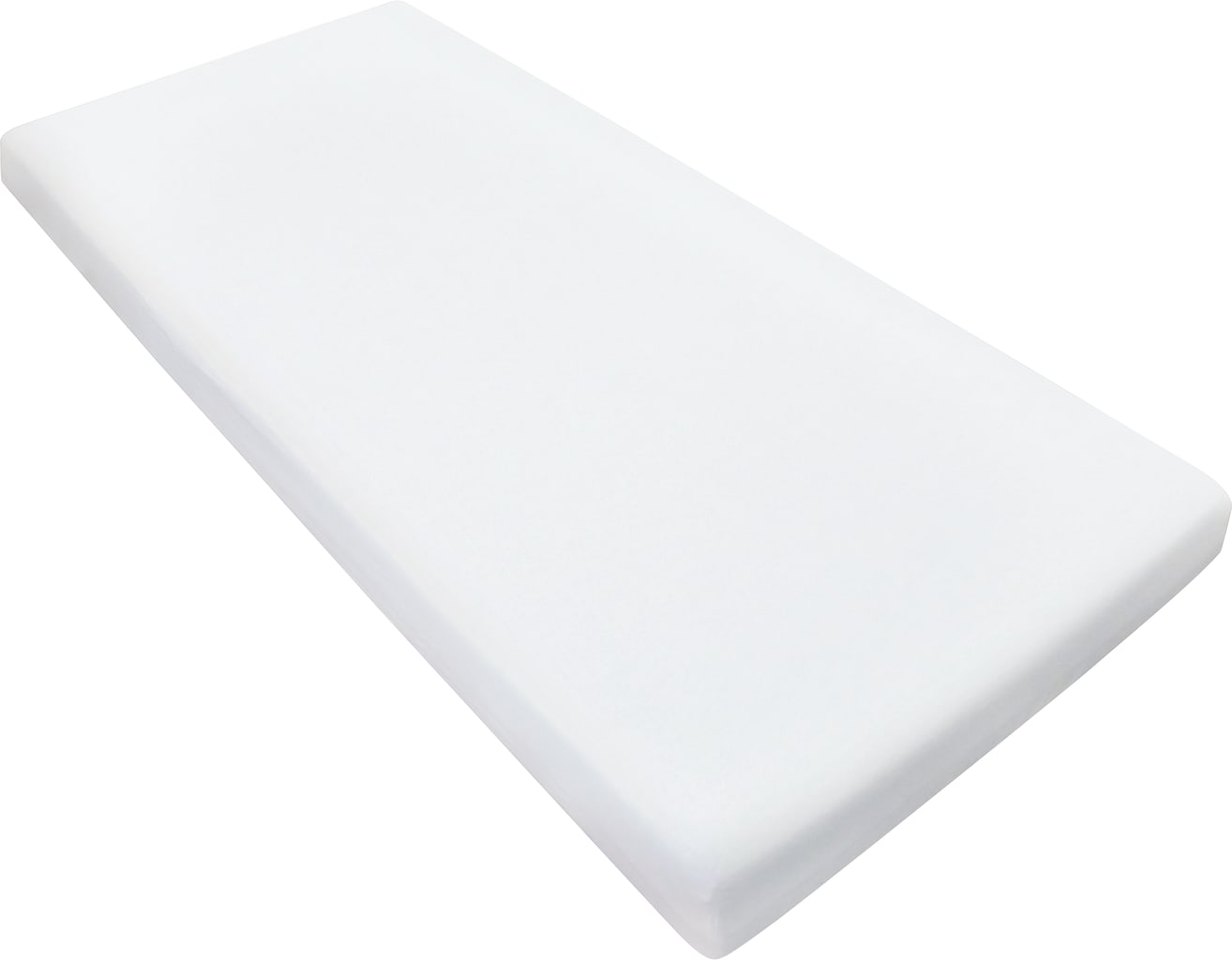 Spannbettlaken aus Jersey-Mischgewebe mit Rundum-Gummizug. Weich, atmungsaktiv & rutschfest – ideal für täglichen Komfort & sicheren Halt. Bild 2