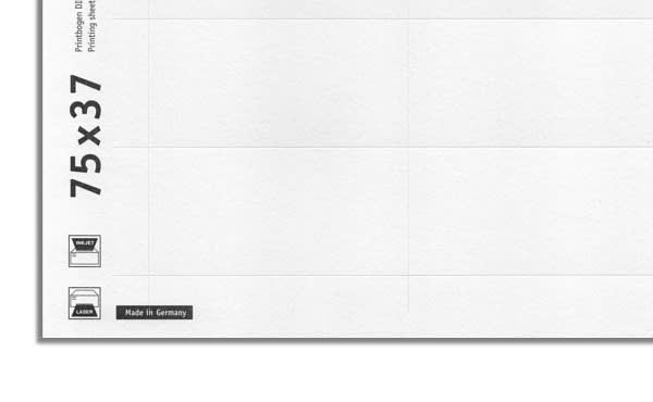 Namensschildbogen neutral 40, Bild 1 Namensschildbogen neutral 40 Bild 1