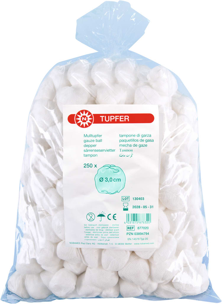 Schlinggazetupfer unsteril Bild 2