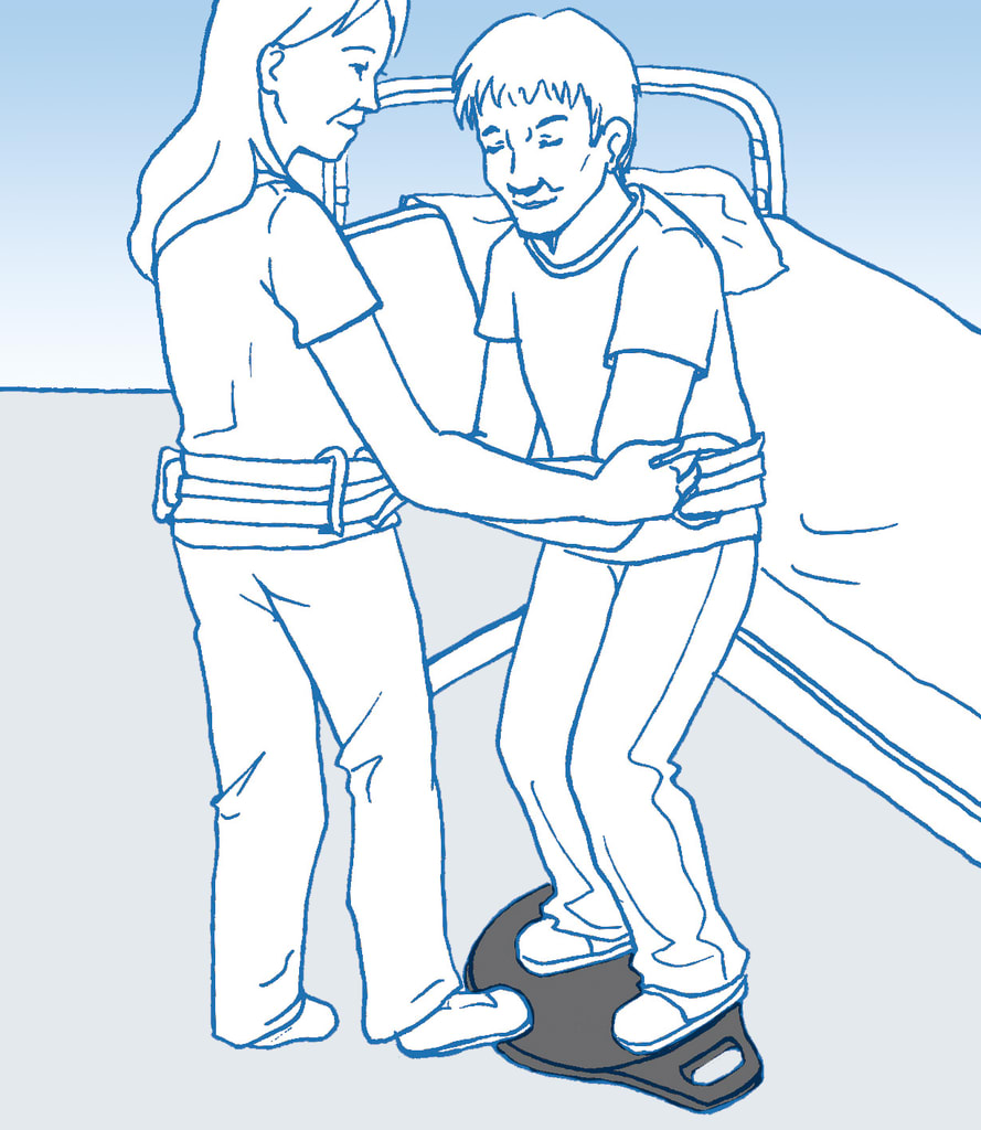 Drehscheibe mit Griff, grau Bild 2