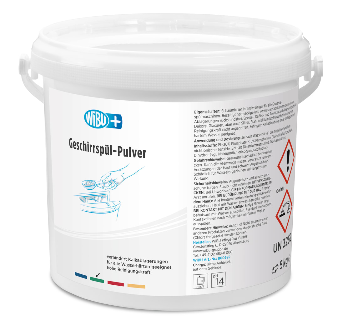 Intensivreiniger für Geschirrspülmaschinen. Beseitigt hartnäckige Rückstände und Fett. Verhindert Kalkablagerungen. Bild 1