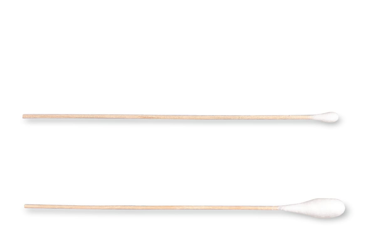 Wattestäbchen steril 15 cm lang, 200 Stück Bild 2