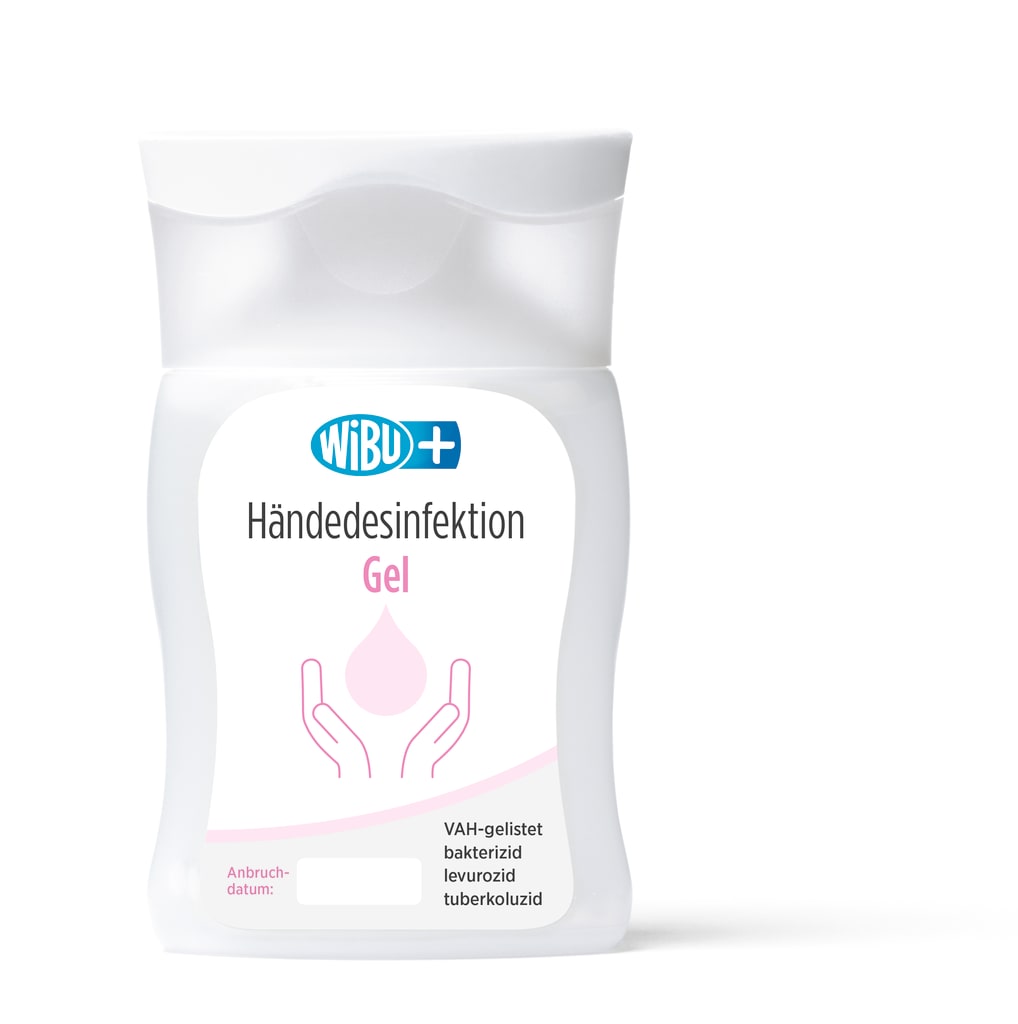 Alkoholisches Gel zur zuverlässigen Händedesinfektion, ideal für hygienische und chirurgische Anwendungen
␍ Bild 1