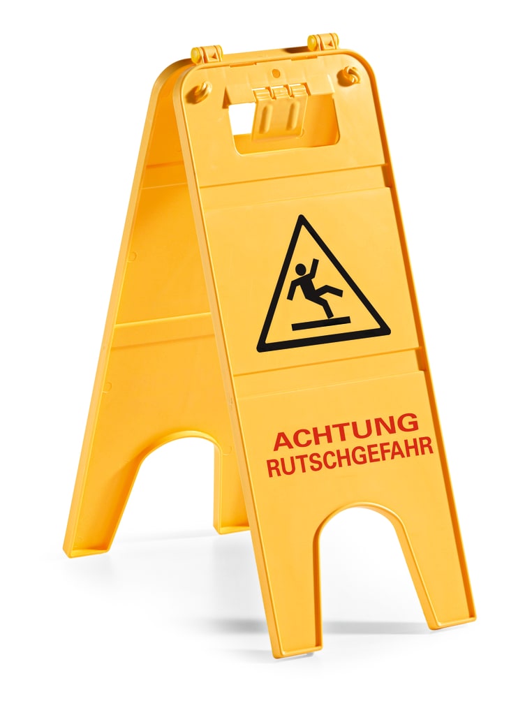 Warnschild "Rutschgefahr" Bild 1