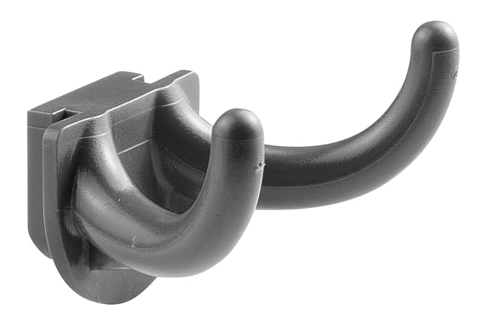 WiBUplus Reinigungswagen Doppelhaken, grau Bild 1