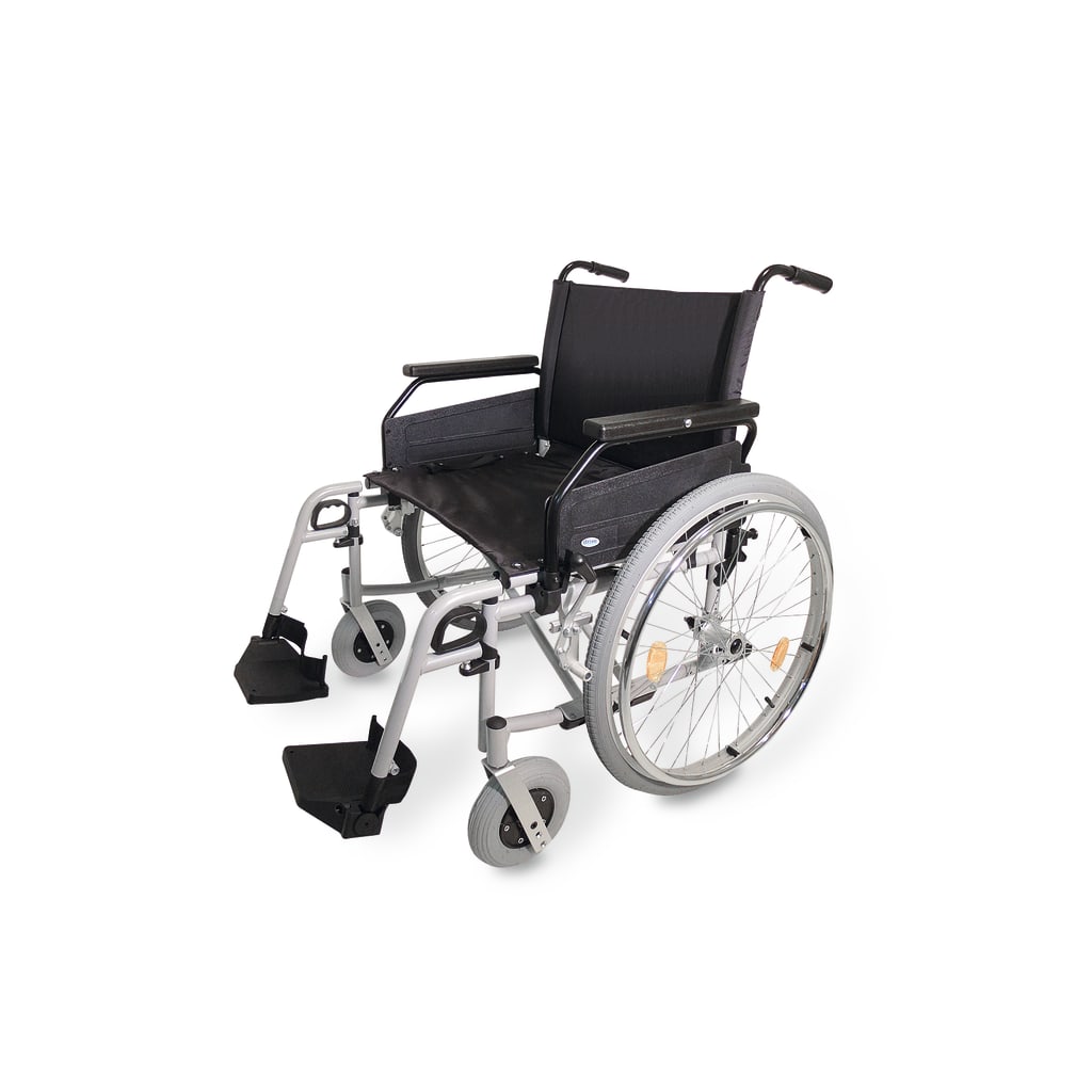 Faltrollstuhl XL mit Feststellbremse Bild 1