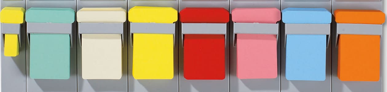 Steckkarten für Wochenplaner Bild 1