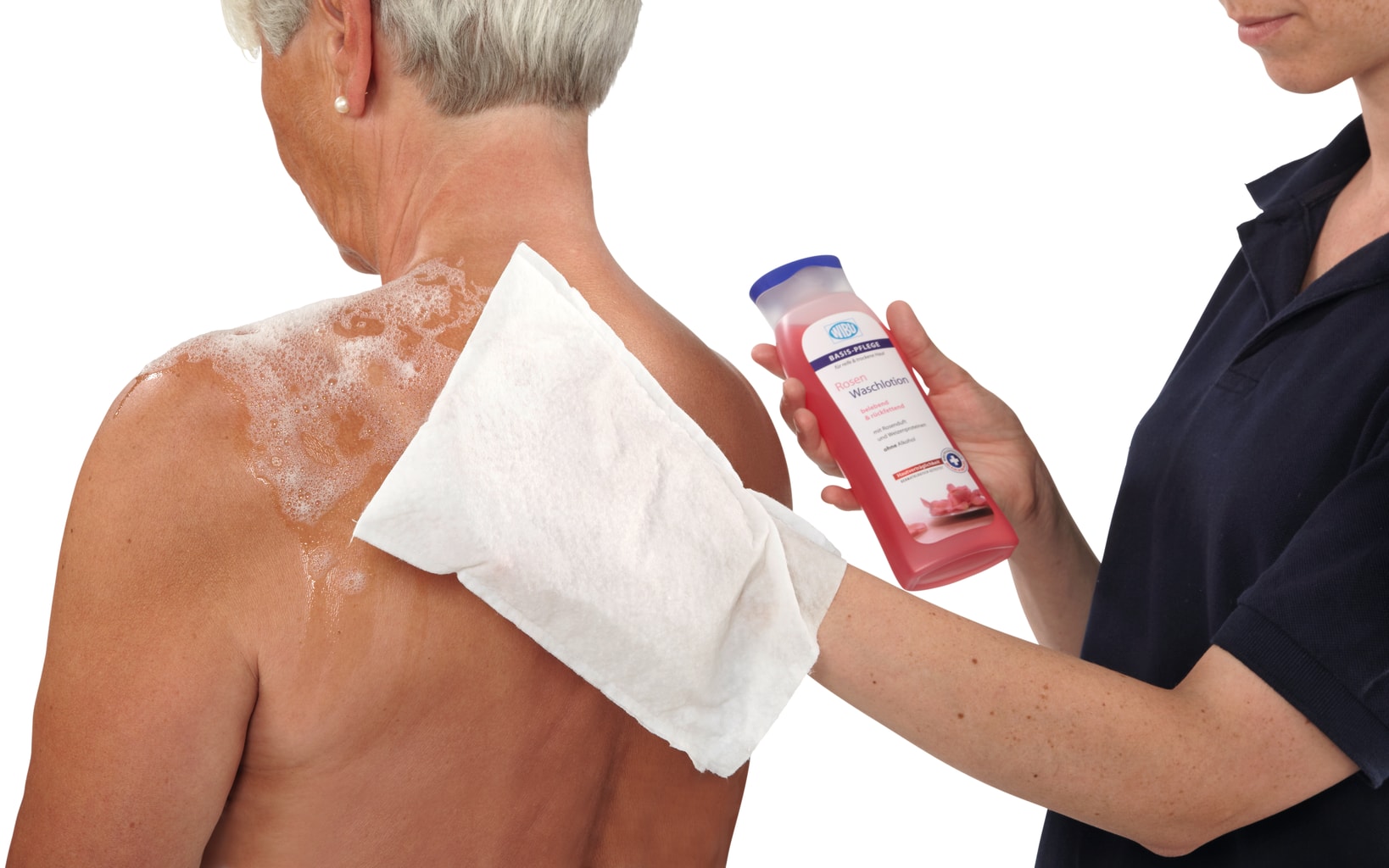 WiBUplus Waschhandschuhe Einzelpg. violett Bild 2