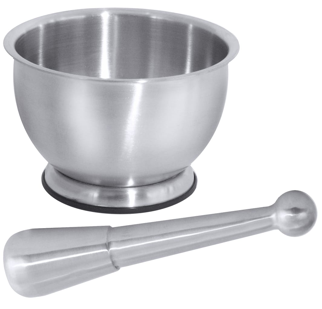 Mörser mit Stößel Edelstahl Bild 1