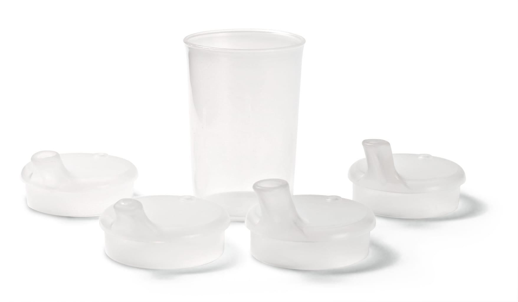 Trinkbecher Kunststoff, transparent Bild 1