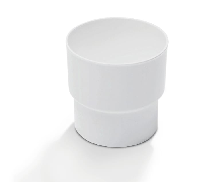 Utensilienbecher rund PP, weiß Bild 1