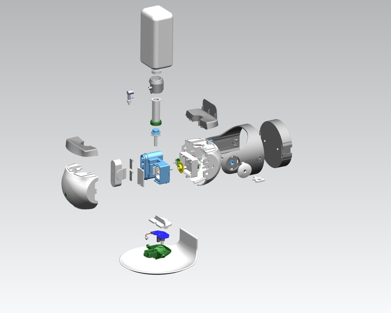 WiBUplus Kontaktlos Spender Qiu weiss/grau Bild 6