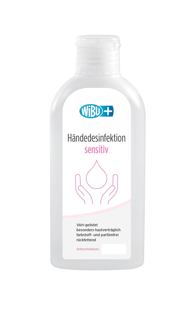 Alkoholische Lösung zur hygienischen und chirurgischen Desinfektion von Händen. Effektiv, sicher, gebrauchsfertig.
␍ Bild 1