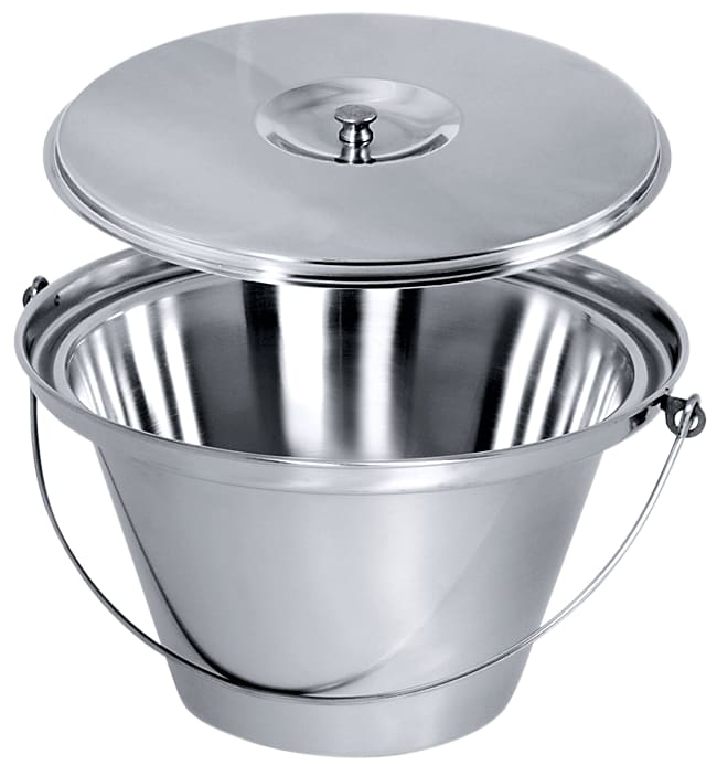 Toiletteneimer Edelstahl Bild 1