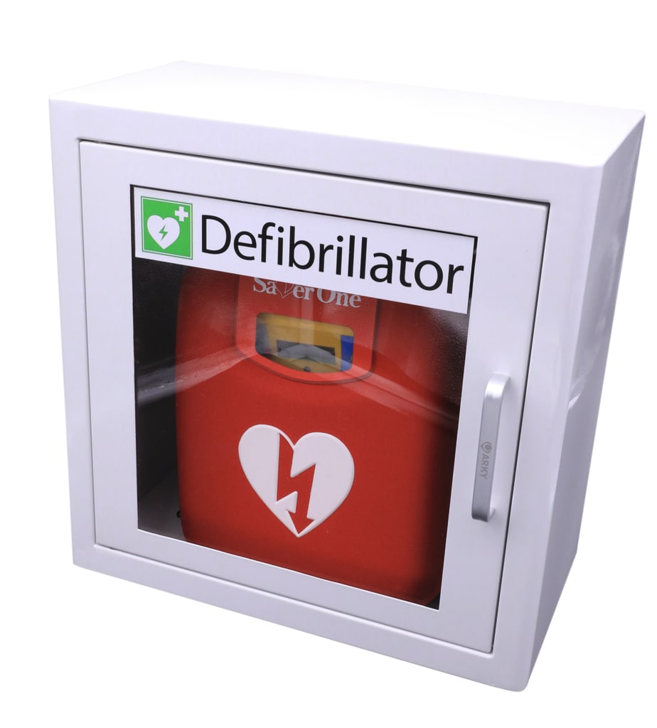 Stahl-Wandkasten für alle Defibrillatoren Bild 1