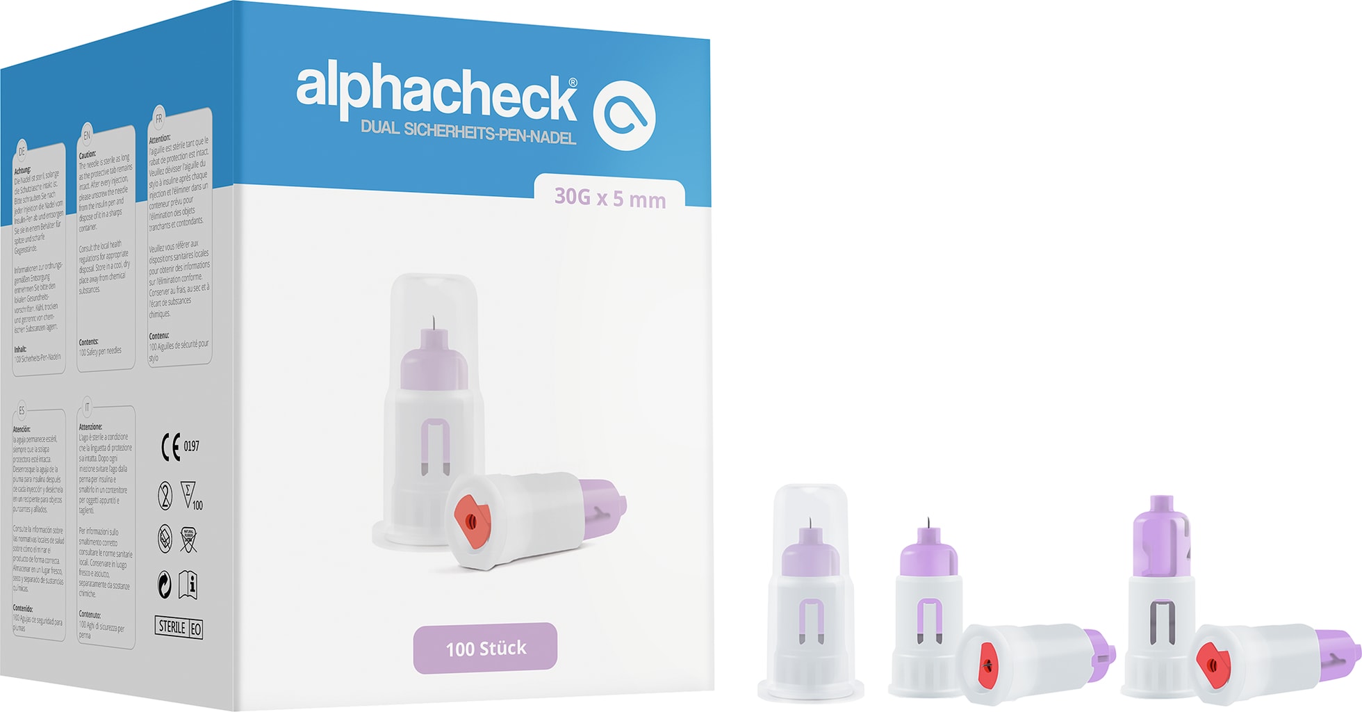 Pen-Nadeln Dual alphacheck (100er-Pack) Bild 1