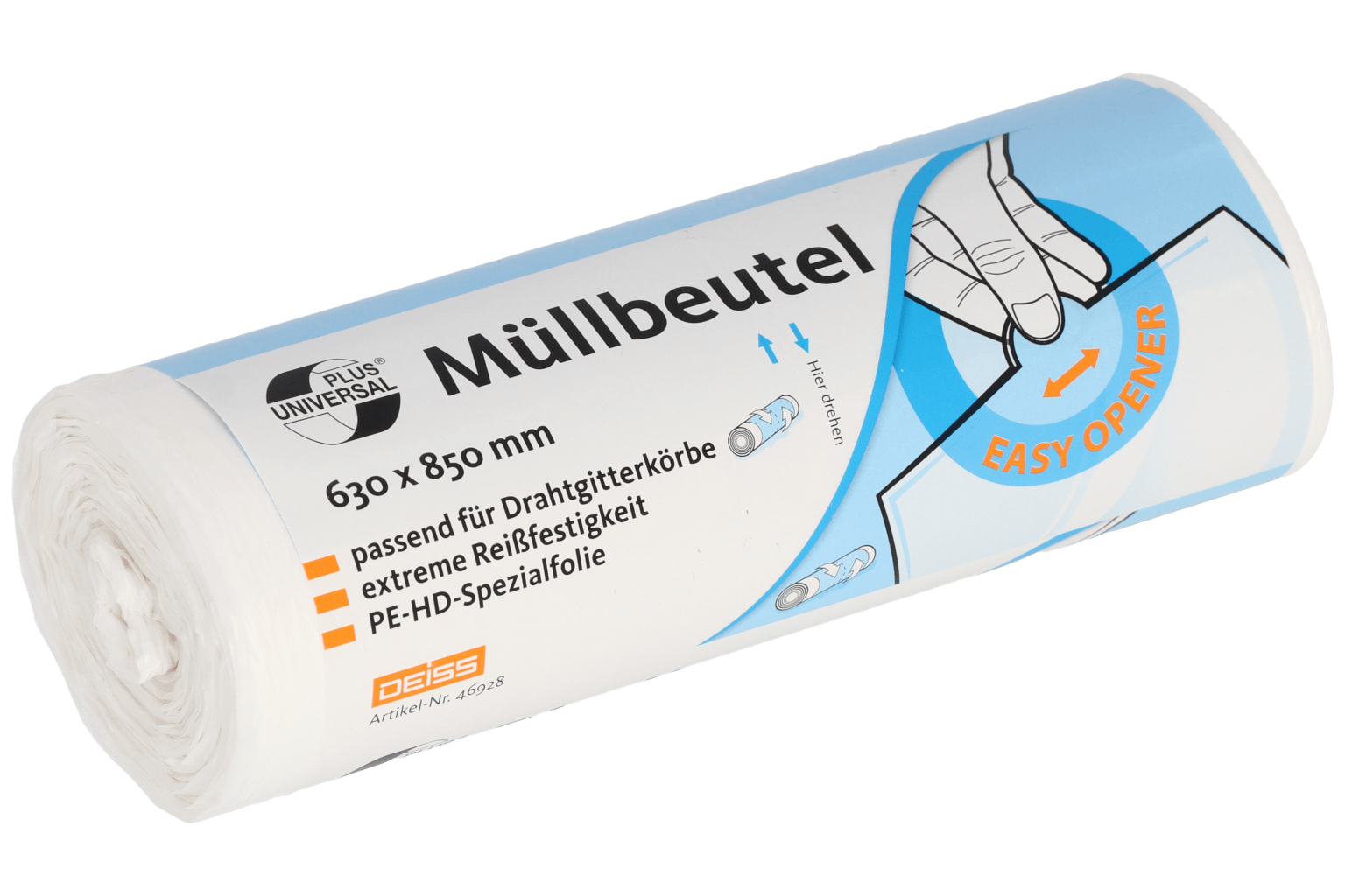 Müllsack 80 L Hostess standard weiß Bild 1