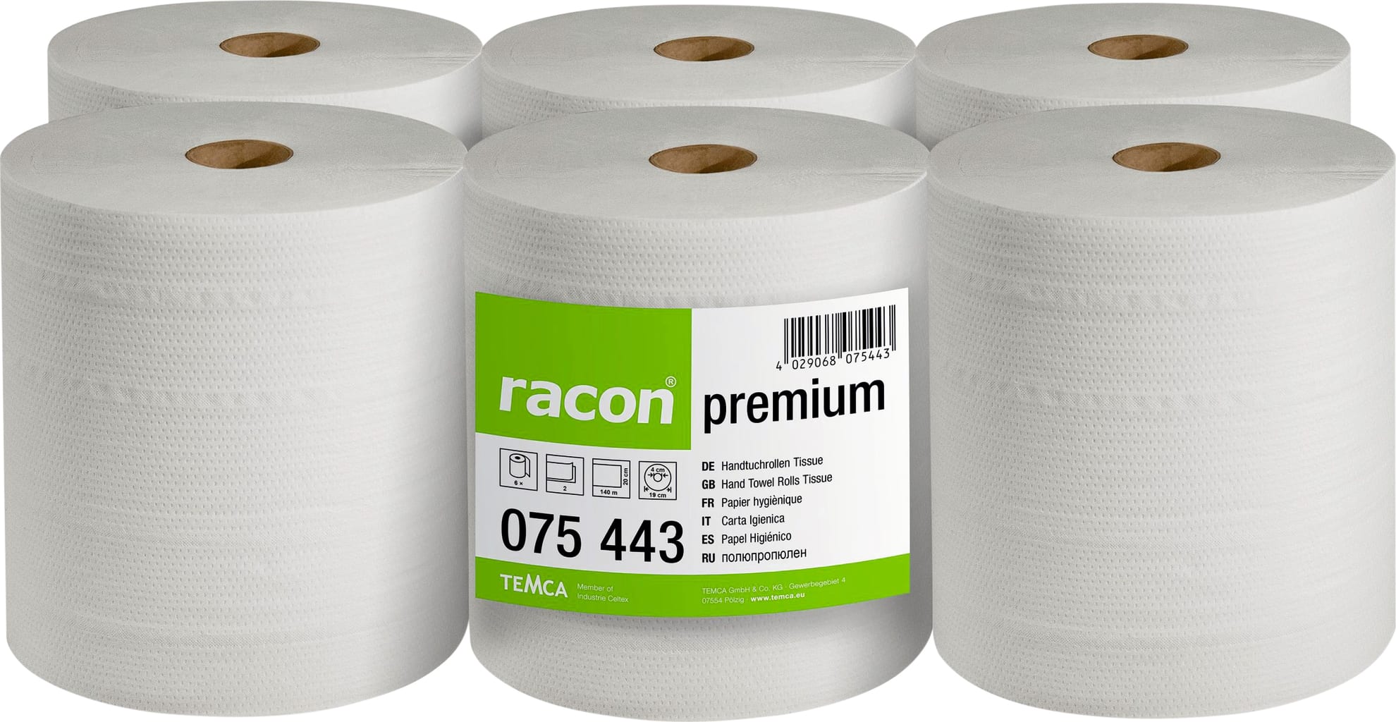 Handtuchrollen racon premium 2-140, 2-lagig Bild 1