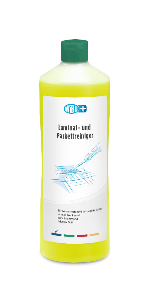 Fachgerechte Pflege für Laminat und Parkett. Reinigt und schützt ohne Schichtenaufbau, für makellose Böden.
␍ Bild 1