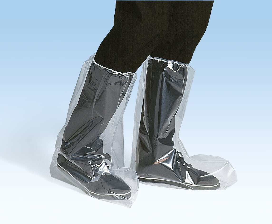 Überstiefel Folie, transparent, 10 Stück, Bild 1 Überstiefel Folie, transparent, 10 Stück Bild 1