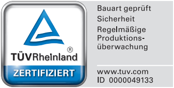 Sicherheitspapierkorb Kunststoff, schwarz Bild 2