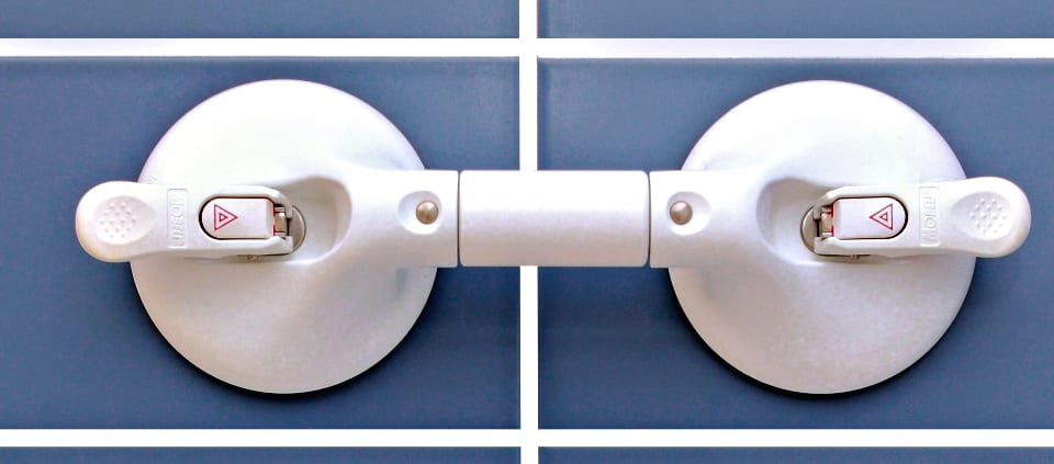 Mobile Handgriffe mit Saugnäpfen Bild 1