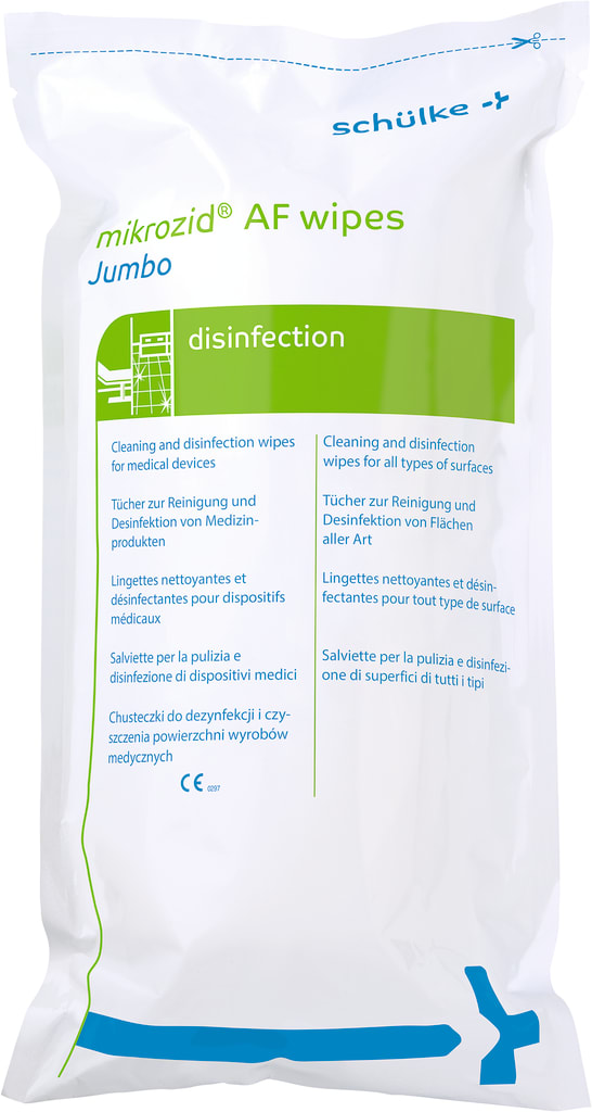 mikrozid® AF Jumbo wipes Flächendesinfektionstücher (220er-Pack) Bild 1