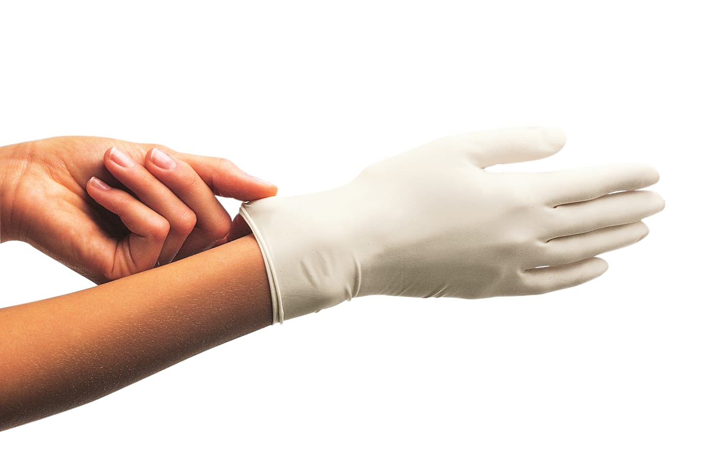 Die Vinyl Handschuhe sind für den einmaligen Gebrauch - sie sind besonders reißfest und geben ein sicheres Tastgefühl. Bild 2