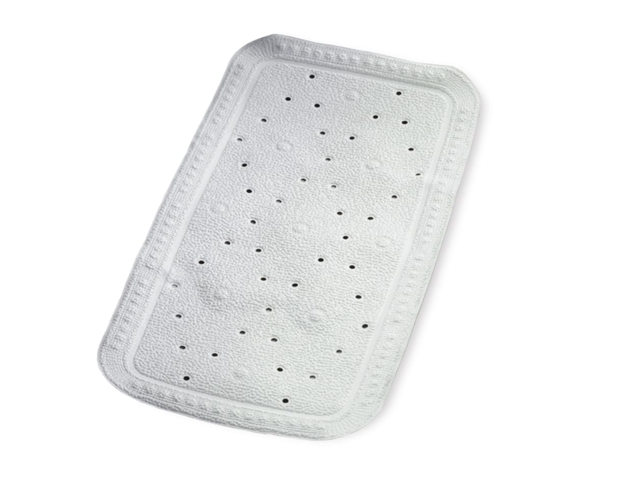 Rutschsichere Gummimatten gewährleisten Sicherheit im Bad, indem sie Ausrutschen und Stürzen vorbeugen.
␍ Bild 1