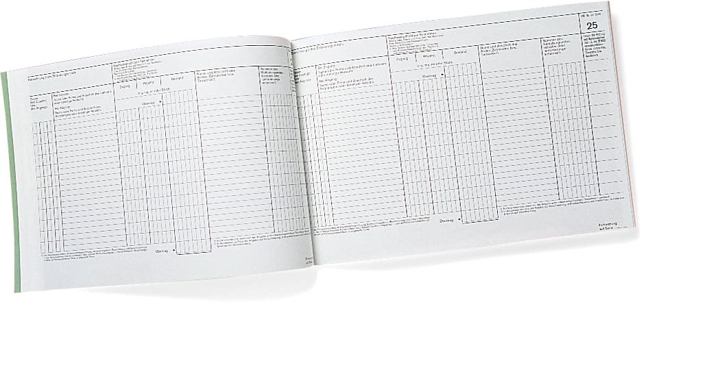 Betäubungsmittelbuch A4 Bild 1