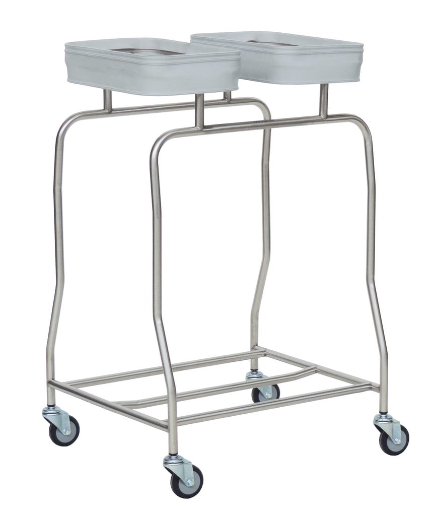 novocal Edelstahl-Wäschesammler "Kompakt" NW72 Bild 1