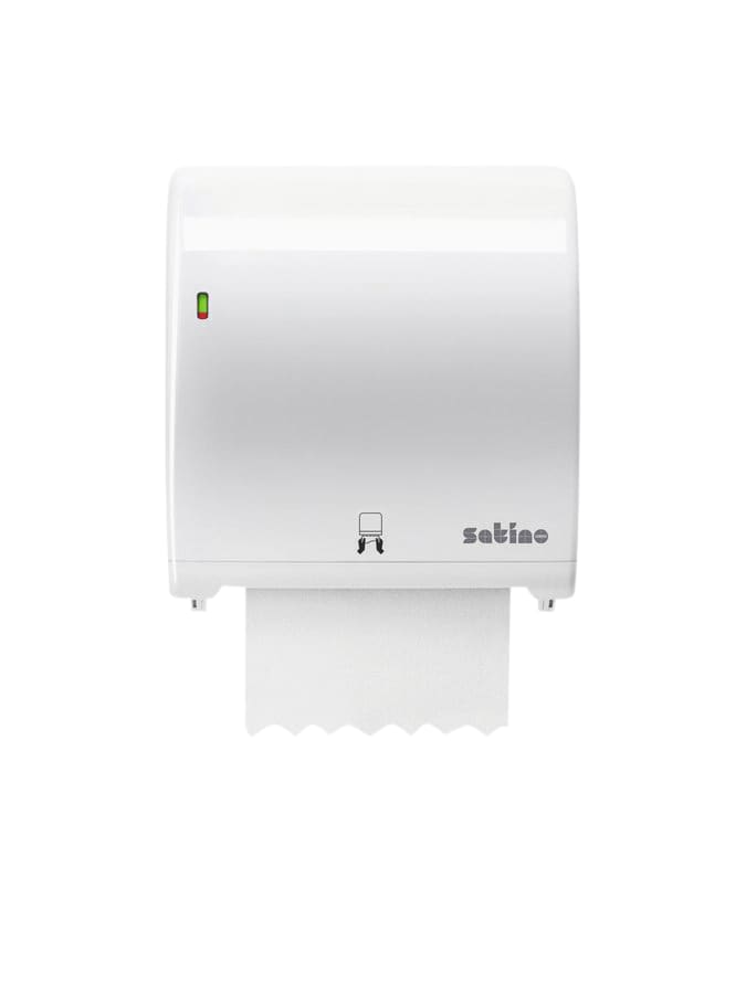 Handtuchpapierspender AutoCut , weiß Bild 1