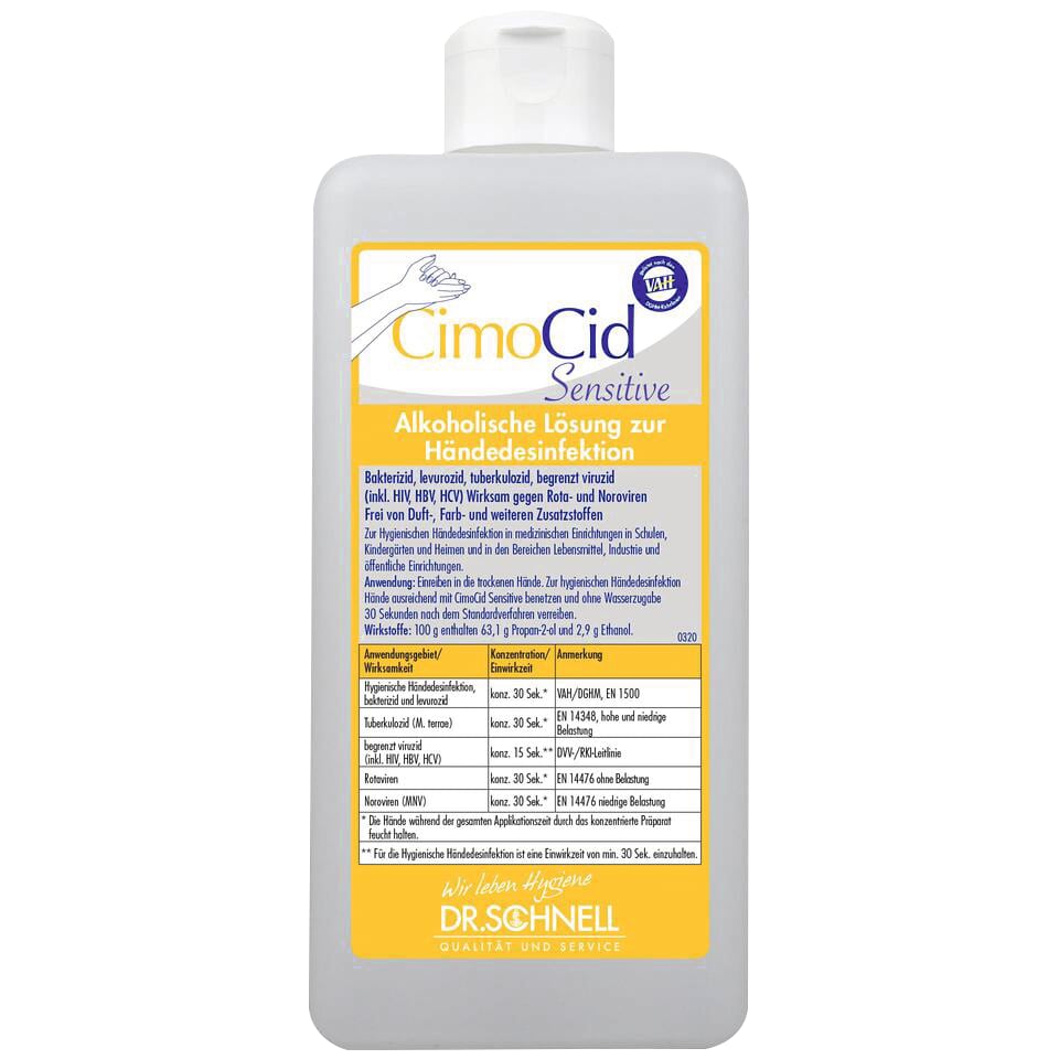 Cimocid sensitive Händedesinfektion Bild 1