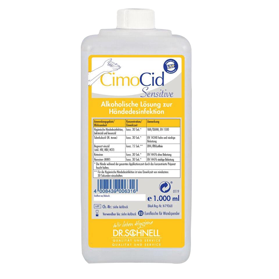 Cimocid sensitive Händedesinfektion Bild 1