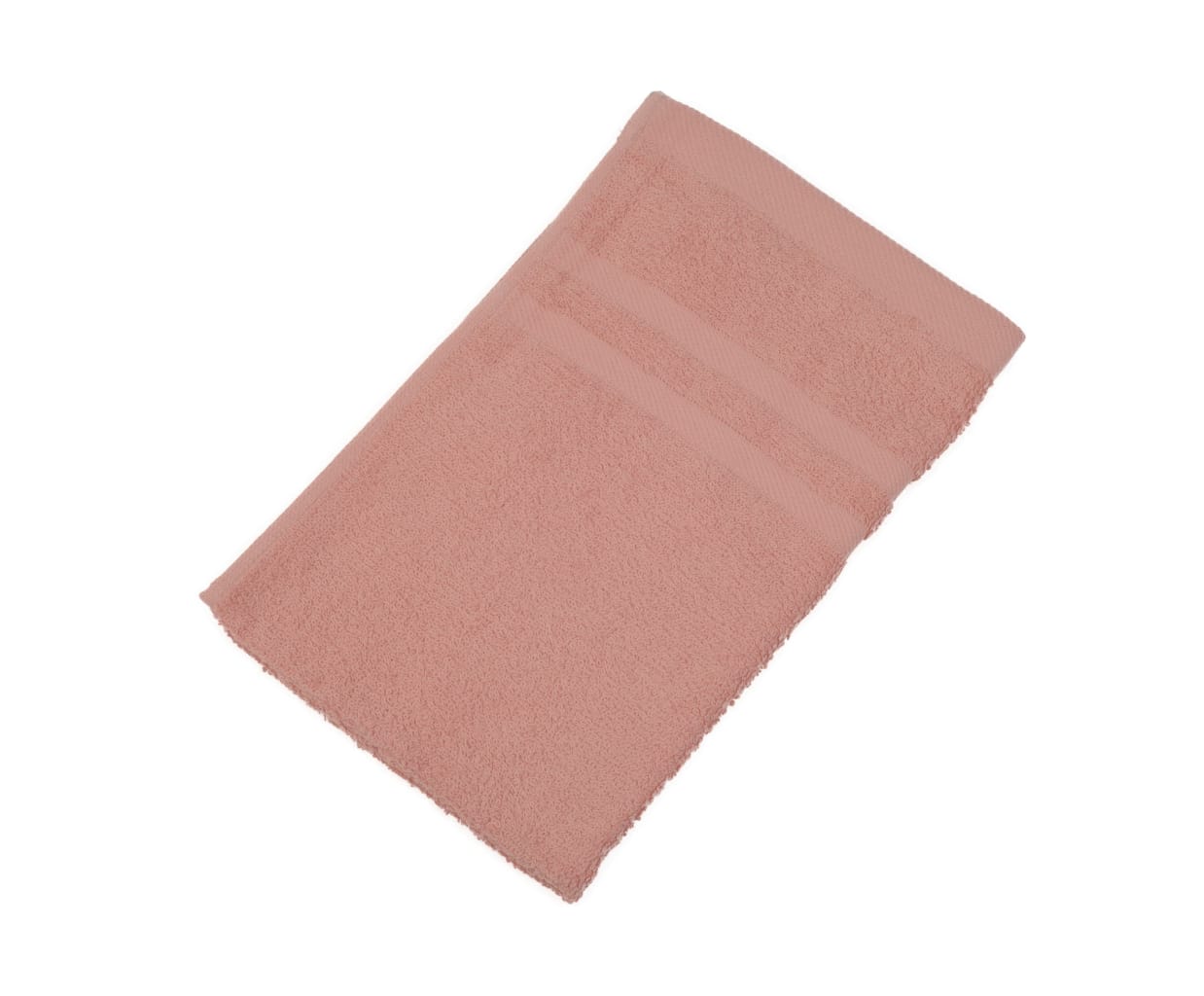 Gästehandtuch aus Walkfrottier mit eleganter 2-Streifen-Webbordüre. Bild 1