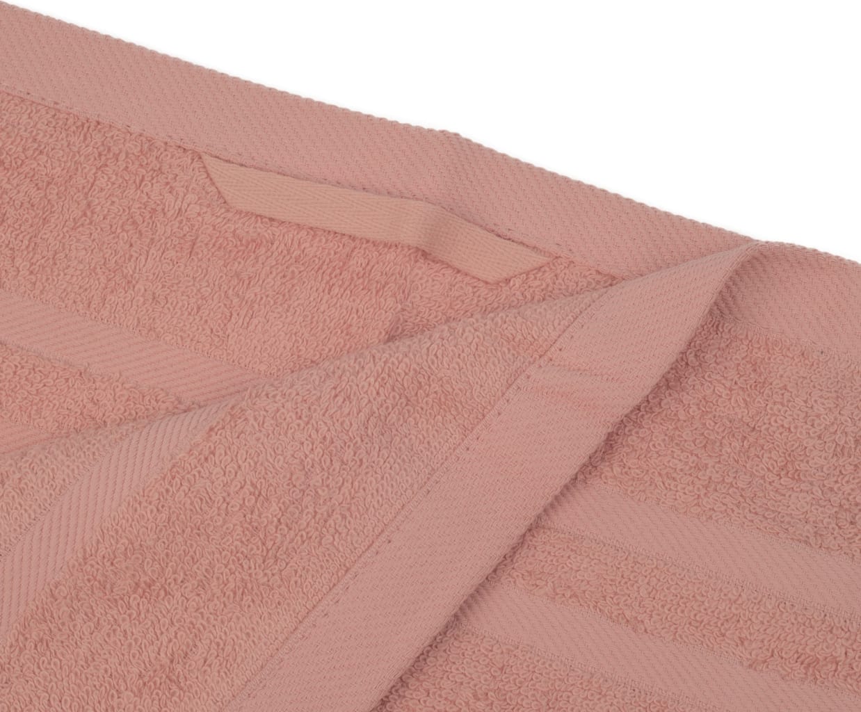 Gästehandtuch aus Walkfrottier mit eleganter 2-Streifen-Webbordüre. Bild 3