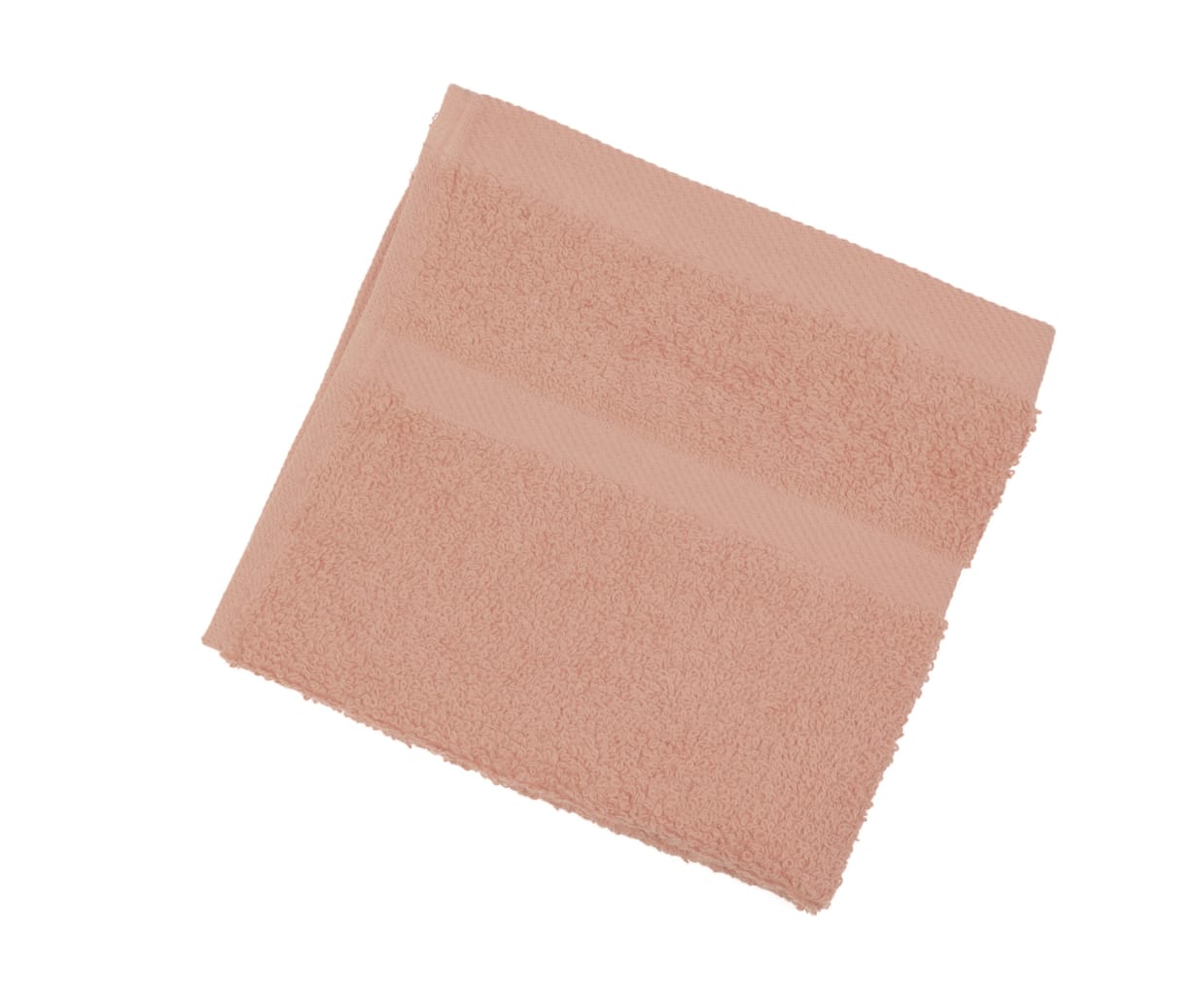 Seiflappen aus Walkfrottier mit eleganter 1-Streifen-Webbordüre. Bild 2