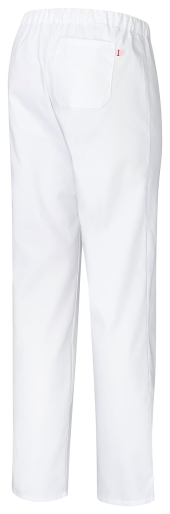 Das elastisches Taillenband sorgt für optimalen Sitz und die aufgesetzte Gesäßtasche bietet praktischen Stauraum für Arbeitsuntensilien. Bild 2