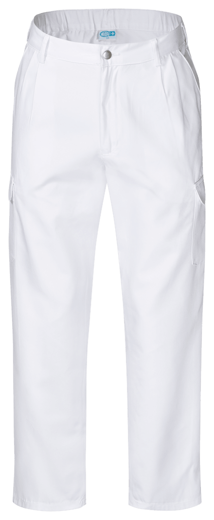 Cargo Bundfaltenhose mit Gürtelschlaufen, Gummizug hinten, zwei Schenkeltaschen und einer Gesäßtasche. Praktisch und bequem! Bild 1