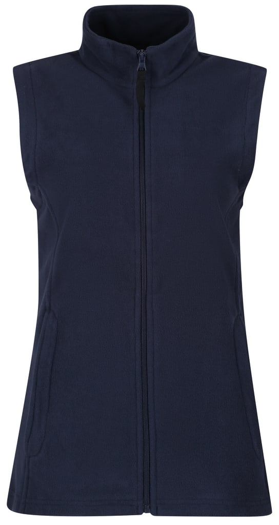 Diese Damen Fleeceweste bietet einen Stehkragen und zwei tief angesetzte Reißverschluss-Taschen. Hergestellt aus antipillendem Symmetry Fleece. Bild 1