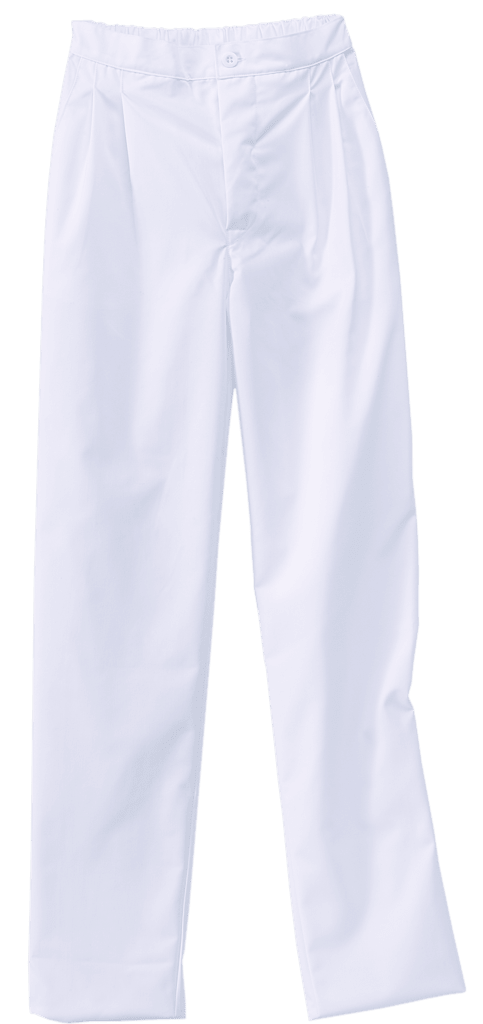 Bequeme Hose für das Gesundheitswesen mit 2 Seitentaschen und Gummizug im Rücken. Gesäumte Hosenbeine sorgen für einen perfekten Sitz. Bild 1