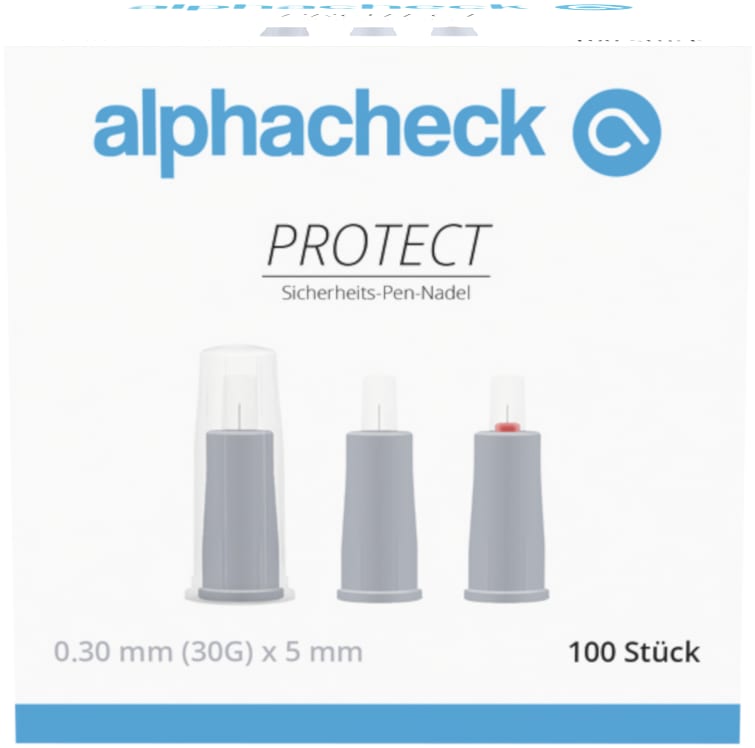 alphacheck Protect Sicherheits-Pen-Nadel (100er-Pack) Bild 1