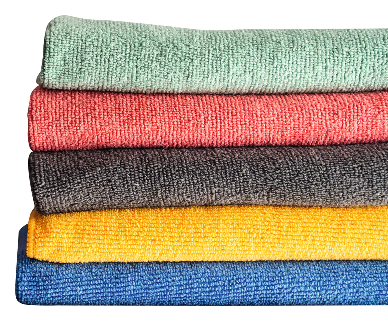 Microfasertuch mit einem Aufhänger. In verschiedenen Farben erhältlich. Bild 1