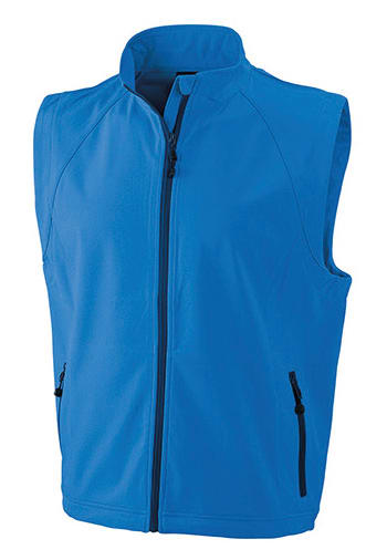Softshellweste mit 4 Taschen und elastischer Kordel am Saum, verstellbar mit Stopper. Wind- und wasserdicht, jedoch ohne versiegelte Nähte. Bild 1