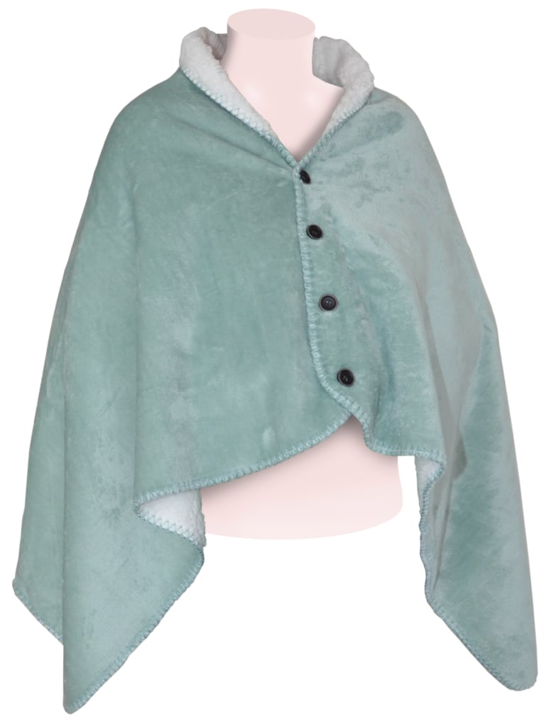 Kuscheliger Poncho für kalte Tage – wärmend, stilvoll & universell passend. Viel Platz zum Einkuscheln & für jede Körpergröße geeignet. Bild 1